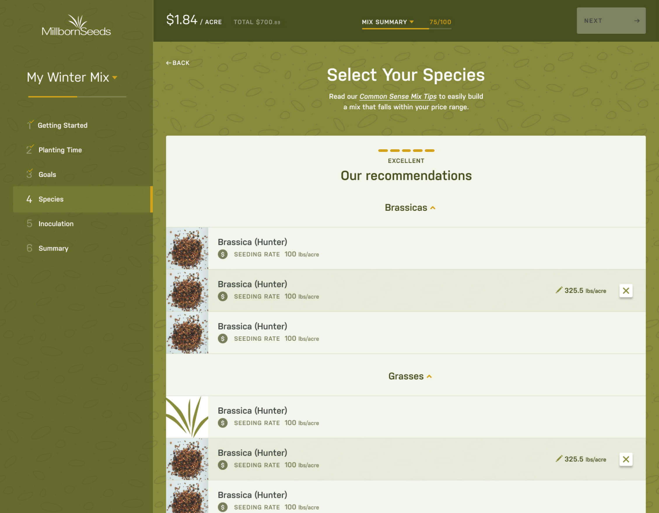MySeedMix App Large Photo